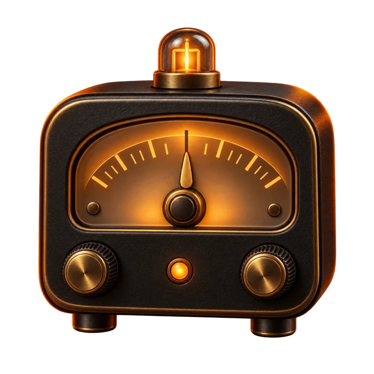 Ламповый тюнер RiFF.TOOLS со стрелочным индикатором точности строя